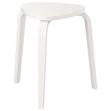 ikea KYRRE Stool 3 legs Table Triangular Shaped Seat Kitchen Room Usage