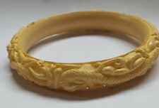 Vintage Chinese Style  Ivory Bracelet Bangle 