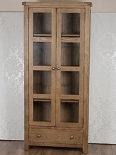 Display Cabinet Bookcase Oak