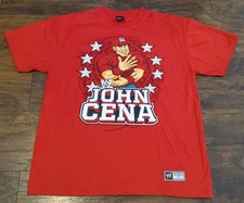 Authentic WWE John Cena Red