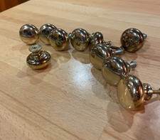 Lot of 10 Solid Brass Heavy