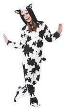 Smiffys Cow Costume, Black &