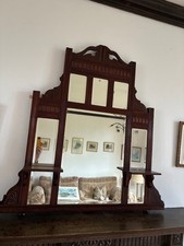 Elegant Edwardian Overmantle