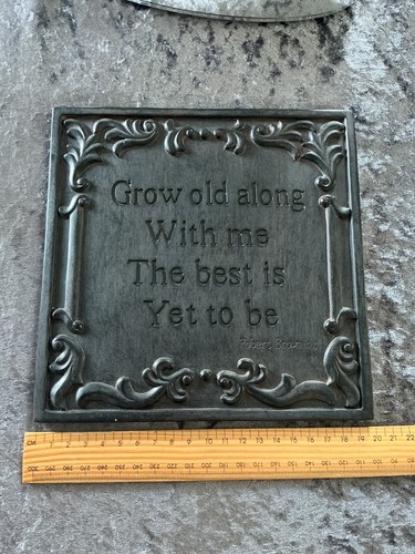Past times tile plaque - tile, grow