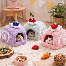 Cute Plush Hamster Cage Warm