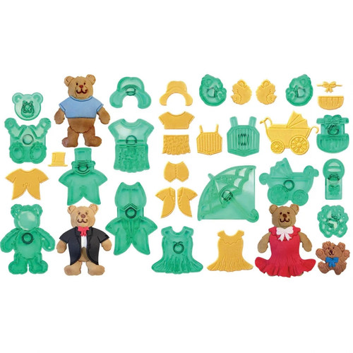Dress teddy icing - dress, cutter