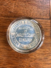 Glass Advertising Paperweight