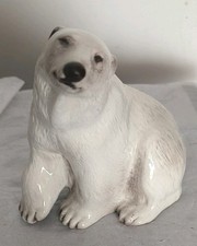 BRANKSOME CHINA POLAR BEAR FIGURINE ENGLAND