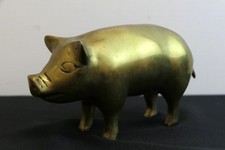 Brass Pig  18cms Nose to Tail