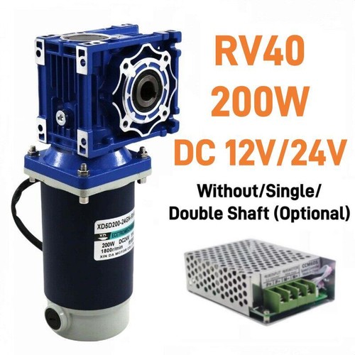 12v 24v rv40 worm gear - 12v/24v,