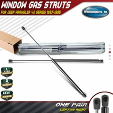 Set of 2 Rear Window Gas Struts Lift Supports for Jeep Wrangler 1987-1995 YJ