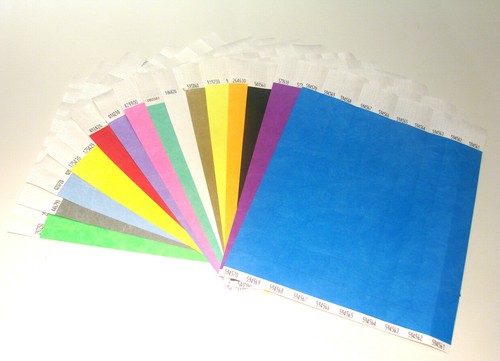 Plain coloured tyvek - plain, paper