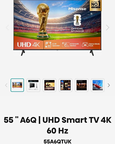 Hisense 55a6qtuk 55in - 55a6qtuk, 4k