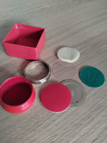 Framecraft red trinket pot - trinket,