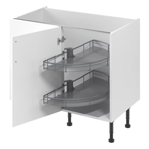 Half moon carousel storage - half,