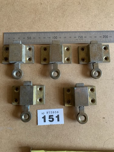 Antique brass latch door - 5,