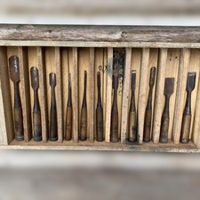 Vintage Japanese Chisel Set
