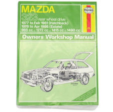 Haynes Manual Mazda 323 Rear Wheel Drive 1977-1986 Hatchback/Estate Hardback -H