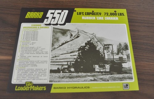 Barko 550 lift - lift, logging