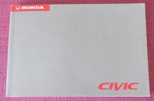 HONDA CIVIC 3 DOOR HATCHBACK (1995 - 1998) OWNERS MANUAL - HANDBOOK - USER GUIDE