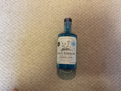 Empty gin bottle - gin,