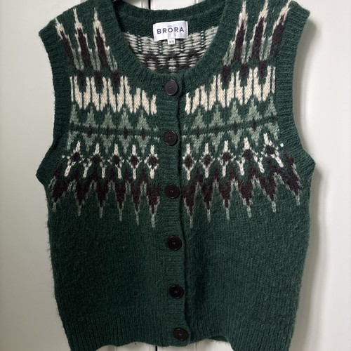 Brora green fair isle - green,