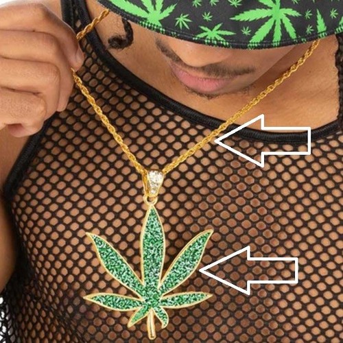 90s hemp bling medallion - medallion, fancy