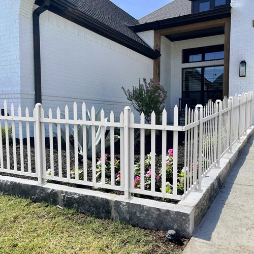 Panels white picket - picket, fence
