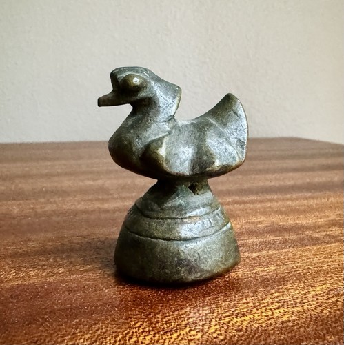 Antique bronze figural - figural, bird