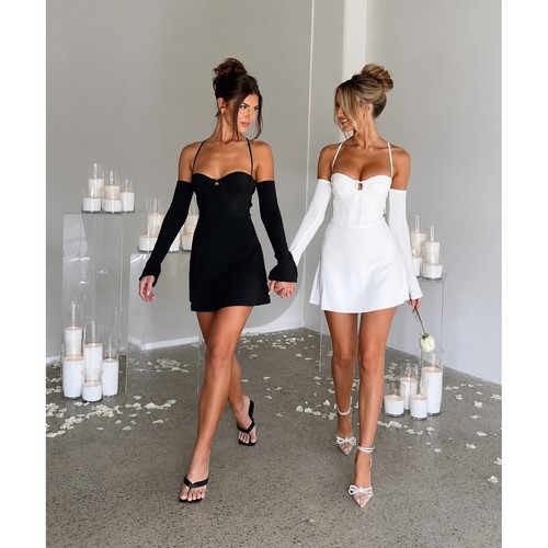 Babyboo fiona black - lace, up