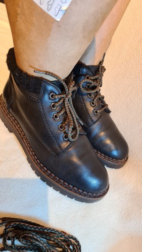 Hush puppies black - black, leather