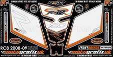 KTM RC8 R 2008 - 2015 Motorcycle Front Fairing Protector Gel Paint Protection