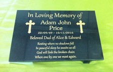 granite memorial plaque grave