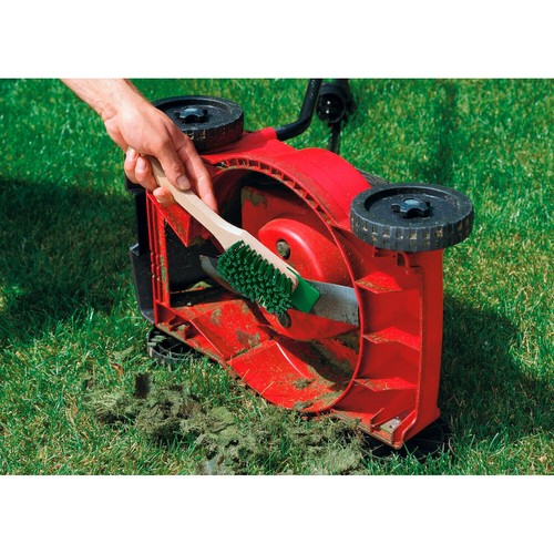 Lawnmower cleaning brush - lawnmower, with