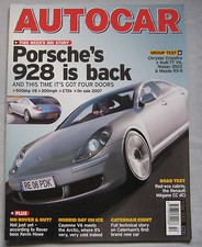 AUTOCAR 9/12/2003 featuring