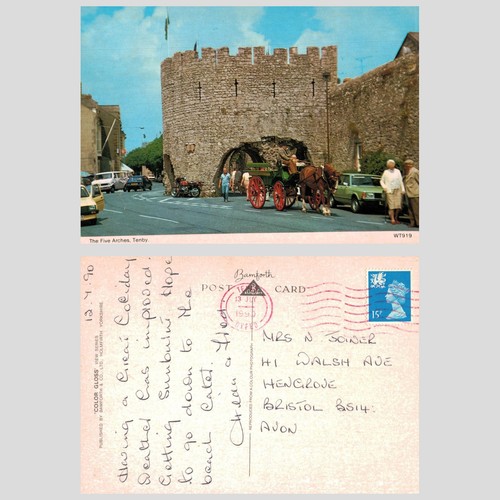 Postcard the five arches - postcard,