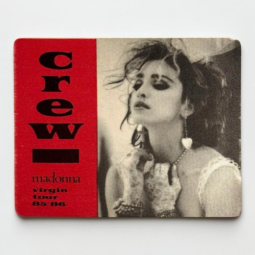 Vintage madonna backstage pass - backstage,