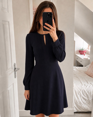 Hobbs navy long sleeve - navy,