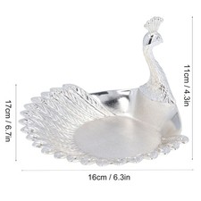 Candy Dish Silver Swan Candy