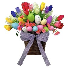 Easter Egg Flower Basket