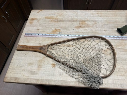 Vintage higgins trout net - jc,