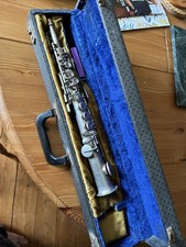 Very  Rare Antique Eb Sopranino Saxophone, Made In Paris c1910.