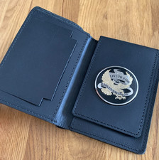 Leather ID Wallet with