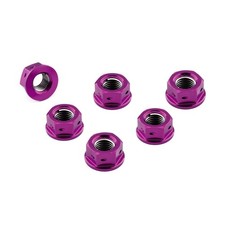 Aluminium Sprocket Nuts M10 x6