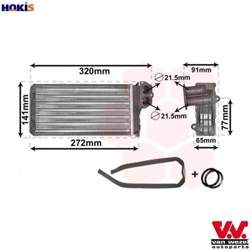Heat exchanger interior - heat,