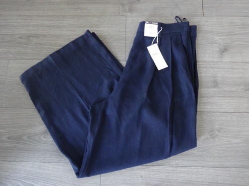 Marks spencer navy linen - marks,
