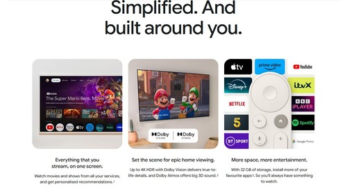 Google streamer voice - tv,
