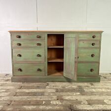 19h C. Painted Pine Kitchen Base, Dresser Base, Kitchen Cupboard