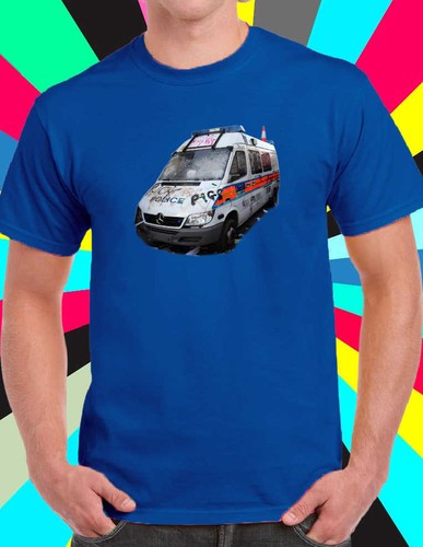Police riot van tee - tee, shirt