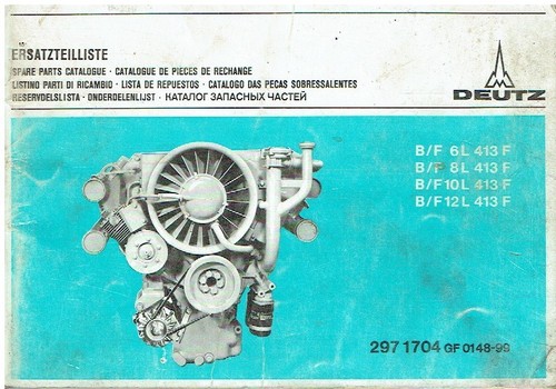 Deutz 6l413f 8l413f - deutz, b/f